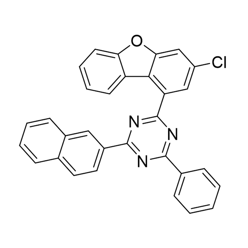 1,3,5-triazine, 2-(3-chloor-1-dibenzofuranyl)-4-(2-naftalenyl)-6-fenyl-
