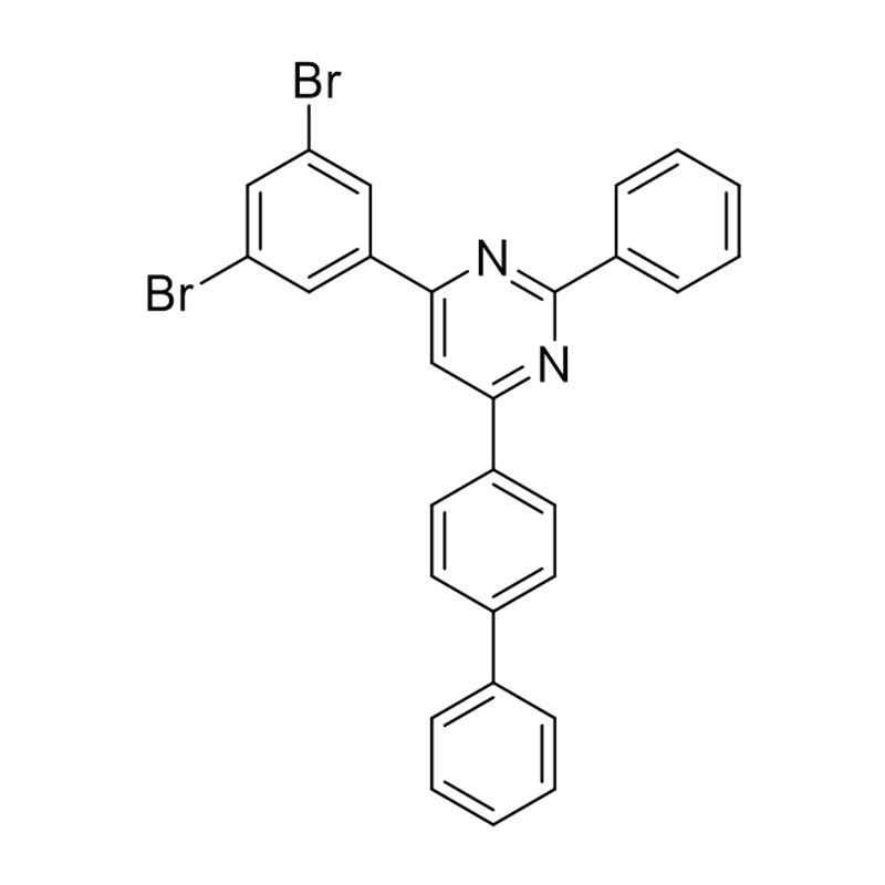 Pyrimidine, 4-[1,1'-bifenyl]-4-yl-6-(3,5-dibroomfenyl)-2-fenyl-