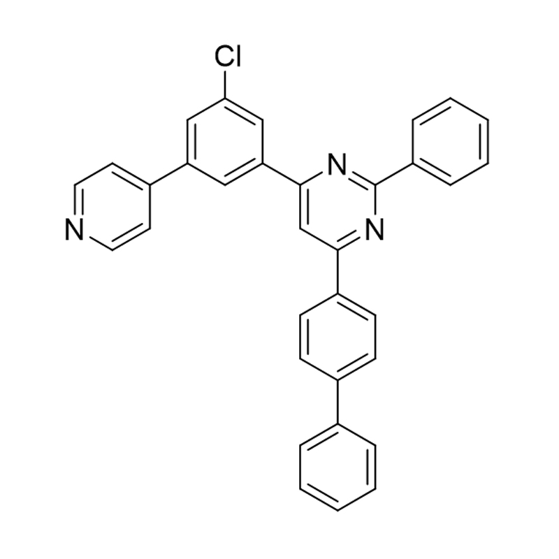 4-([1,1'-bifenyl]-4-yl)-6-(3-chloor-5-(pyridine-4-yl)fenyl)-2-fenylpyrimidine