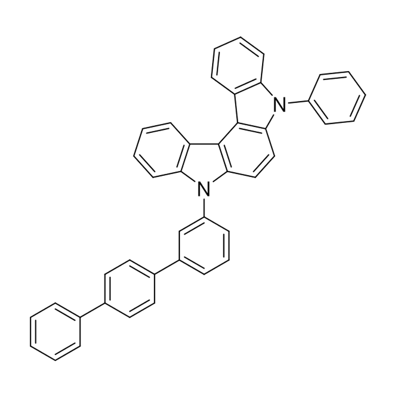 5,8-Dihydro-5-fenyl-8-[1,1′:4′,1′′-terfenyl]-3-ylindolo[2,3-c]carbazool