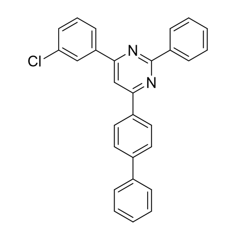 4-([1,1'-bifenyl]-4-yl)-6-(3-chloorfenyl)-2-fenylpyrimidine