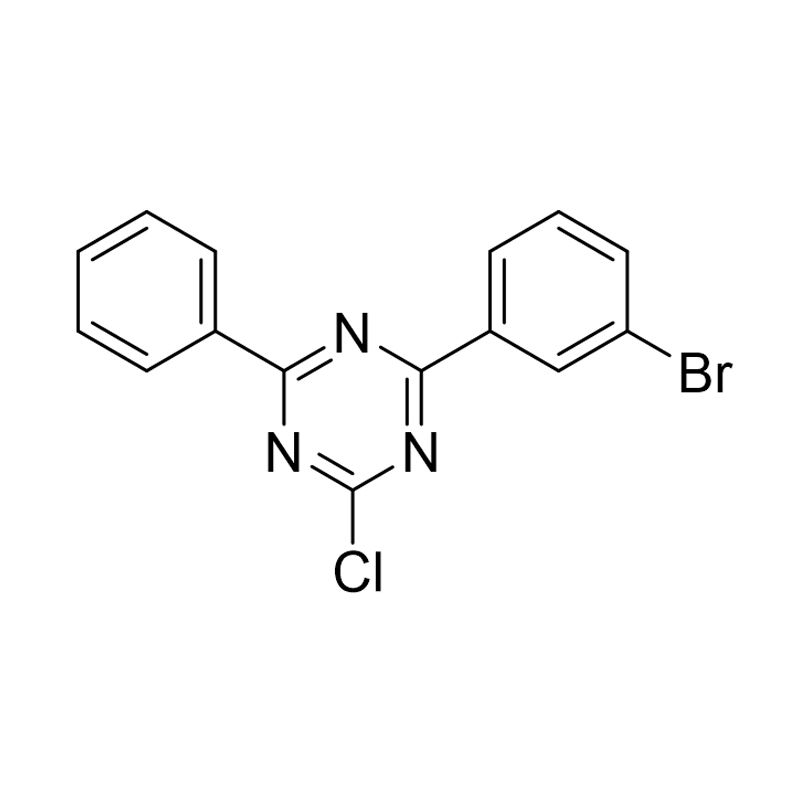 2-(3-broomfenyl)-4-chloor-6-fenyl-1,3,5-triazine