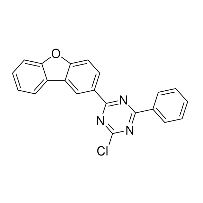2-chloor-4-(dibenzo[b,d]furan-2-yl)-6-fenyl-1,3,5-triazine