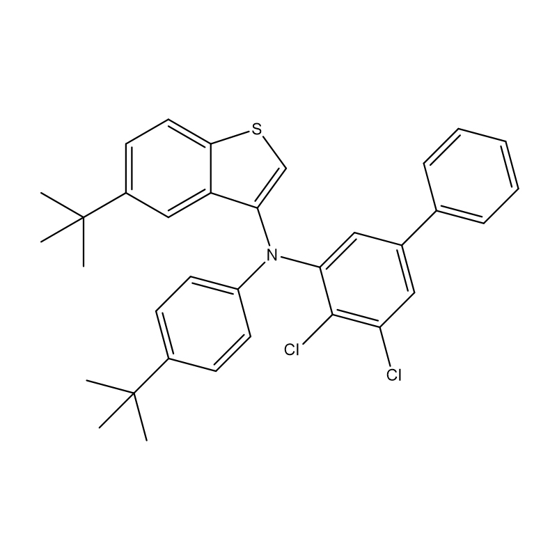 Benzo[b]thiofeen-3-amine, N-(4,5-dichloor[1,1'-bifenyl]-3-yl)-5-(1,1-dimethylethyl)-N-[4-(1, 1-dimethylethyl)fenyl]-