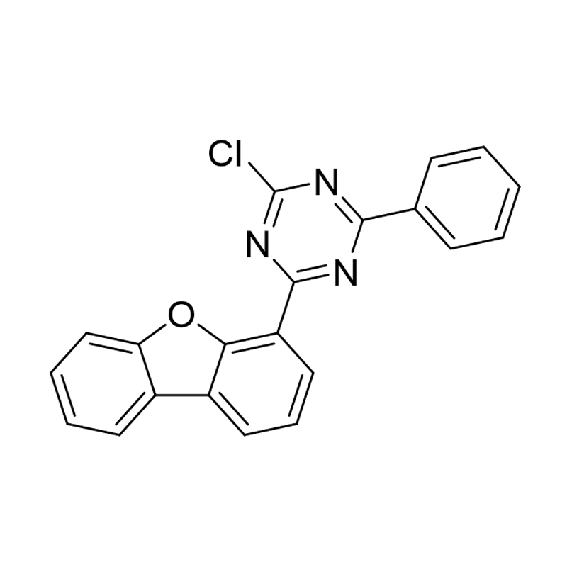 2-chloor-4-dibenzofuran-4-yl-6-fenyl-[1,3,5]triazine
